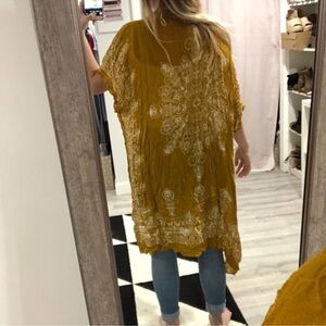 Woven heart medallion cardigan